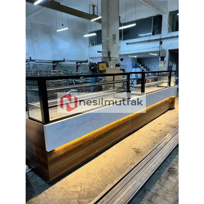 Böreklik ve Baklava Tezgahı Ahşap Özel Model