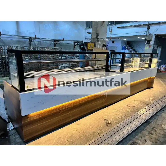 Böreklik ve Baklava Tezgahı Ahşap Özel Model