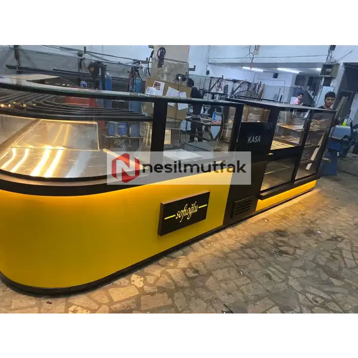 Böreklik ve Baklava Tezgahı Sarı Model Set