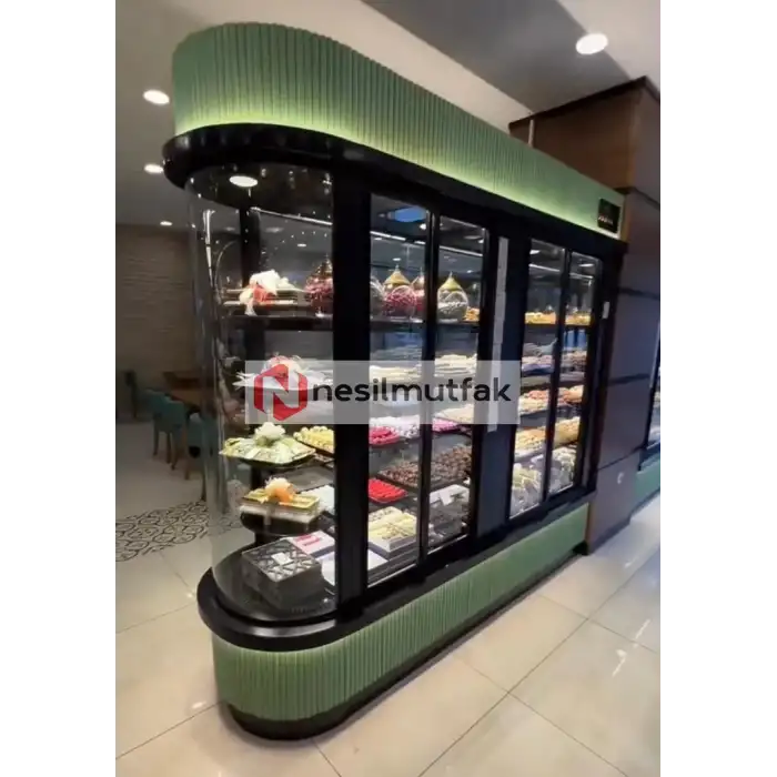 Dik Cephe Pasta Teşhir Dolabı