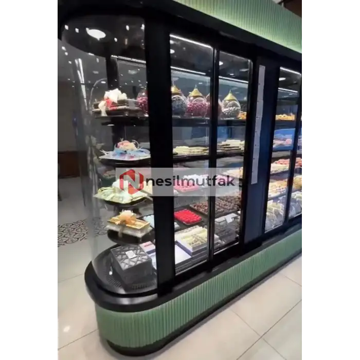 Dik Cephe Pasta Teşhir Dolabı