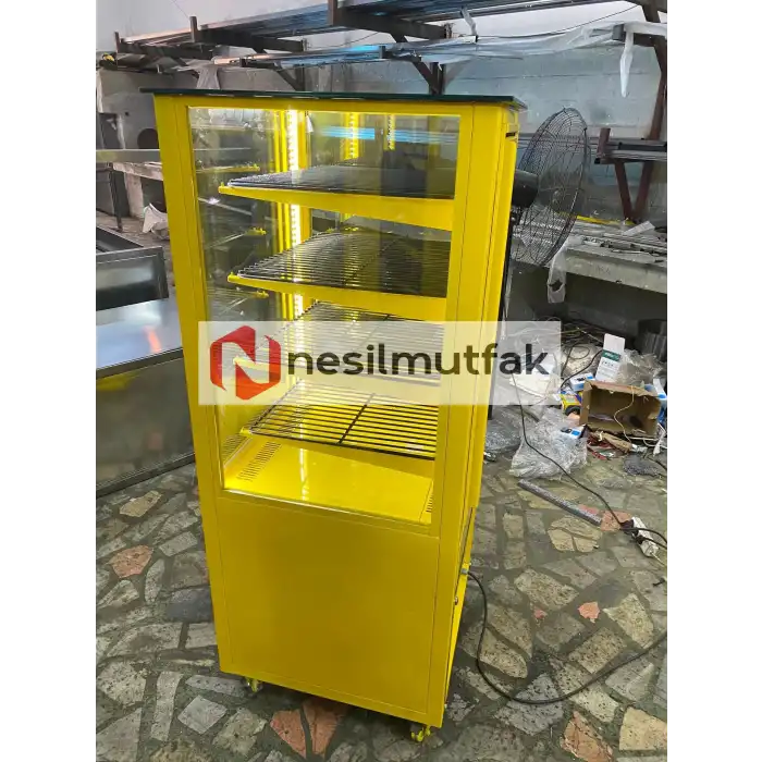 Dik Pasta Dolabı Sarı Model