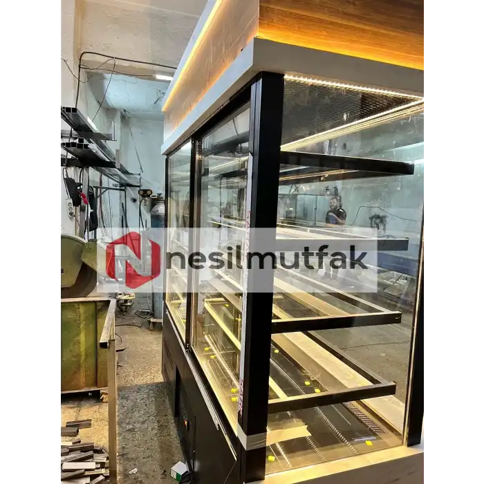 Dik Pasta Tatlı Teşhir Dolabı