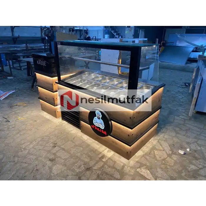 Kahvaltı ve Soğuk Sandviç Ahşap Model