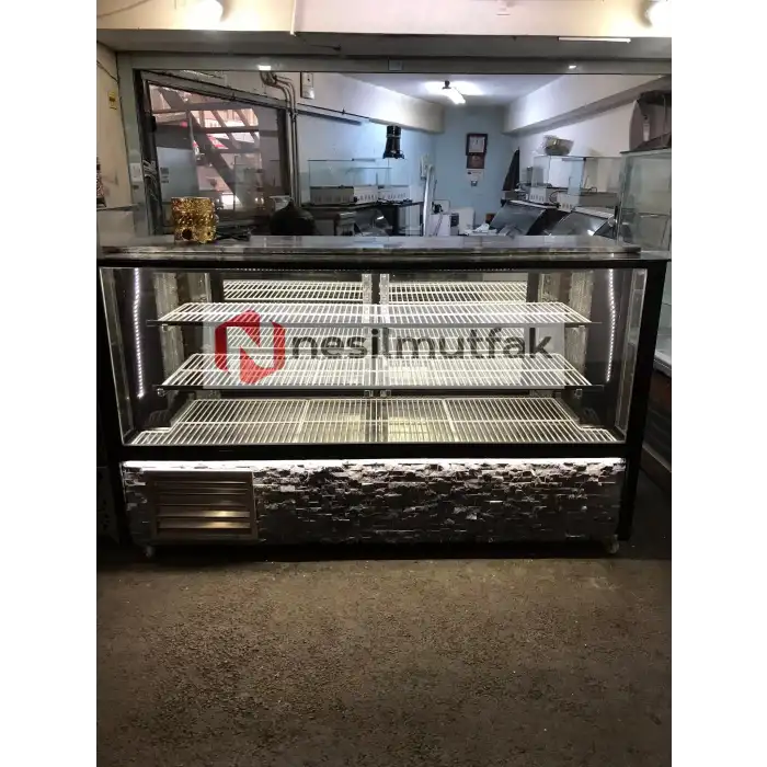 Kebap Dolabı Beyaz Taş Model