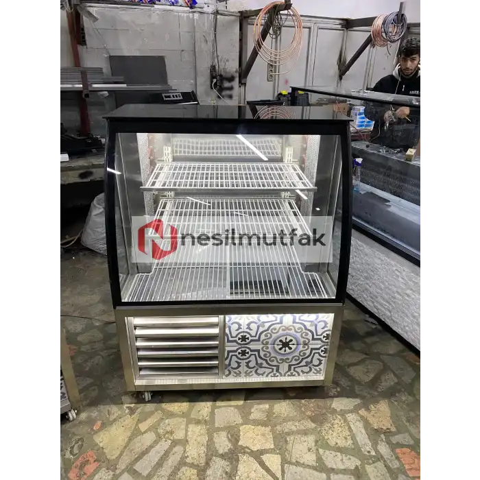 Kebap Dolabı Ön Mermer Dekorlu