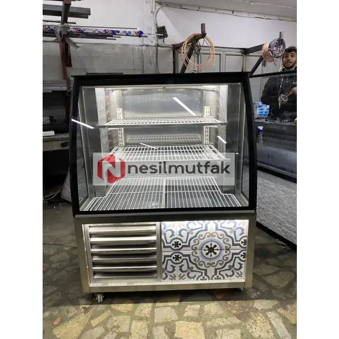 Kebap Dolabı Ön Mermer Dekorlu