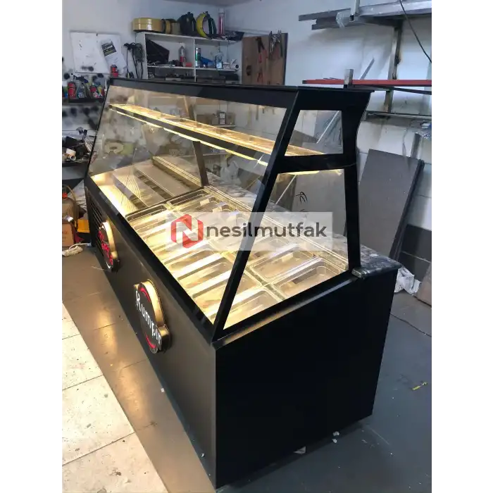 Kumpir ve Waffle Dolabı Black Model