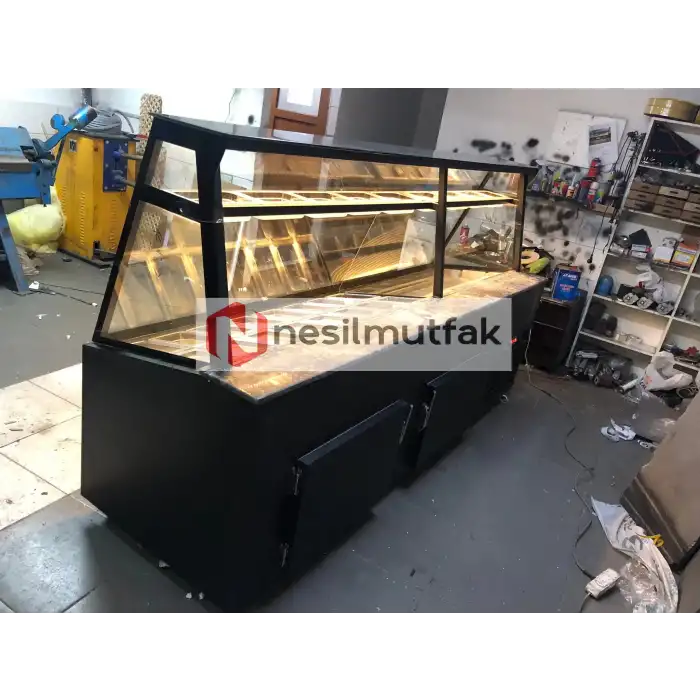 Kumpir ve Waffle Dolabı Black Model