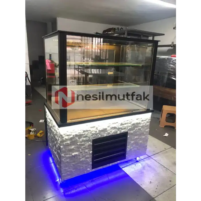 Pasta Dolabı Ön Taş Dekorlu