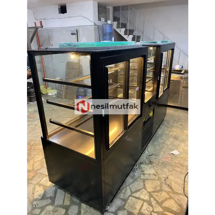 Pasta Tatlı Dolabı Orta Kasalı