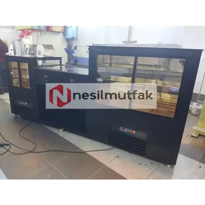 Pasta Tatlı Teşhir Dolabı Black Model