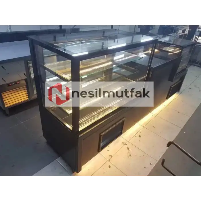Pasta Tatlı Teşhir Dolabı Black Model