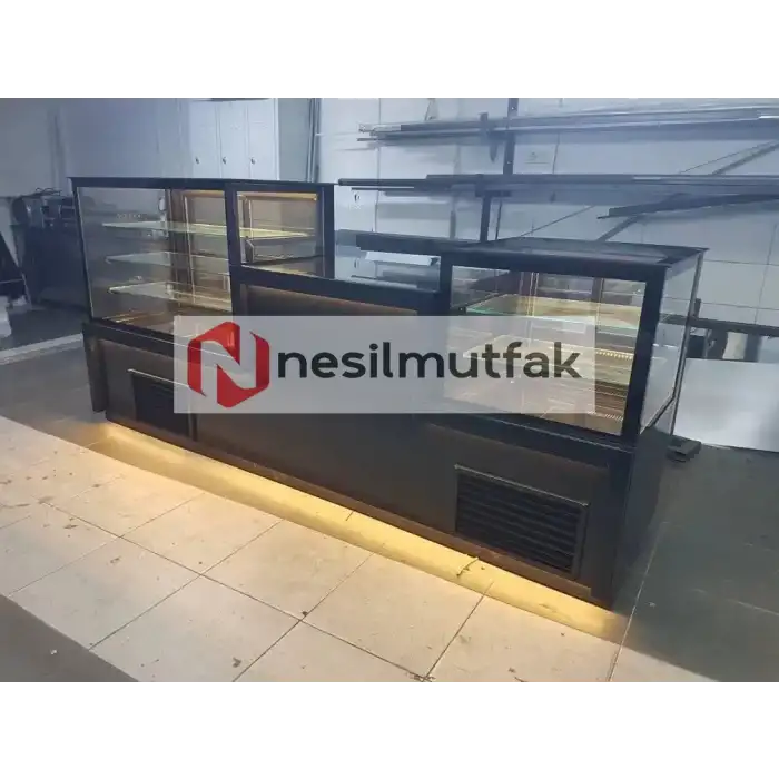 Pasta Tatlı Teşhir Dolabı Black Model