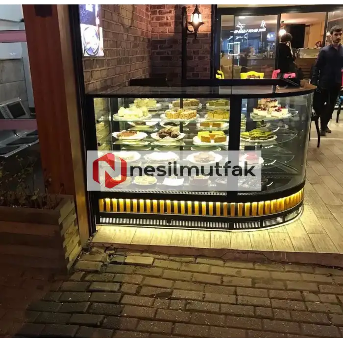 Pasta Tatlı Teşhir Dolabı Cephe Model