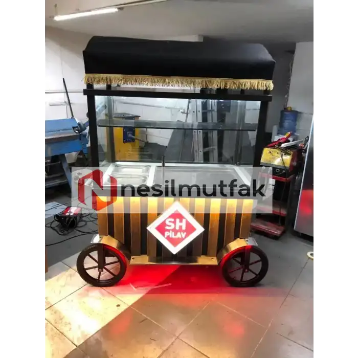 Seyyar Model Pilav ve Yemeklik Tezgahı