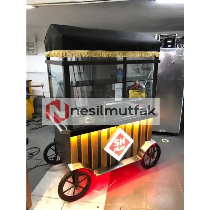 Seyyar Model Pilav ve Yemeklik Tezgahı