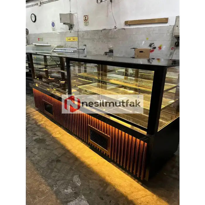 Starbucks Modeli Meşrubat Pasta Dolabı