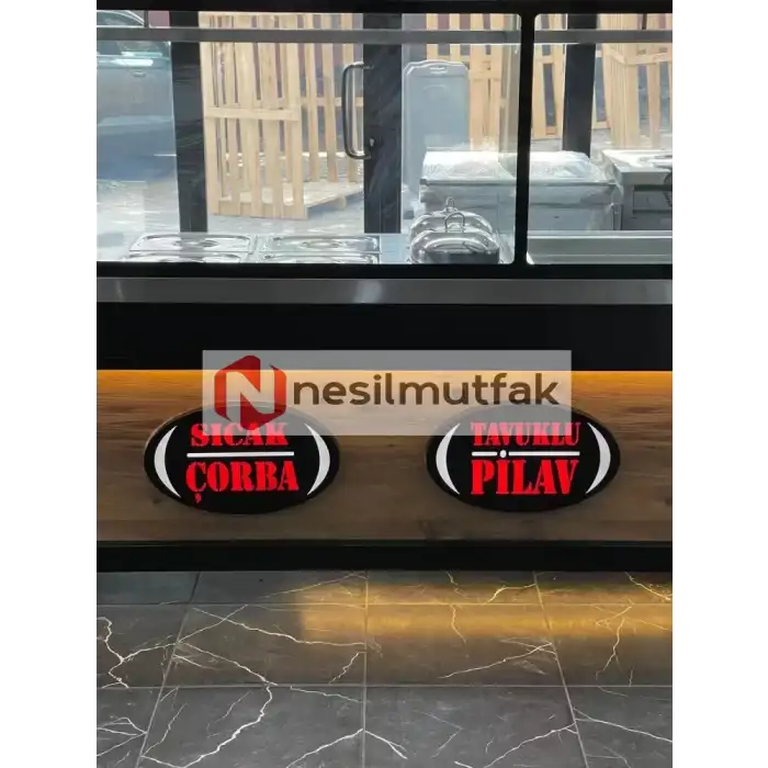 Yemeklik ve Pilav Tezgahı Ahşap Model