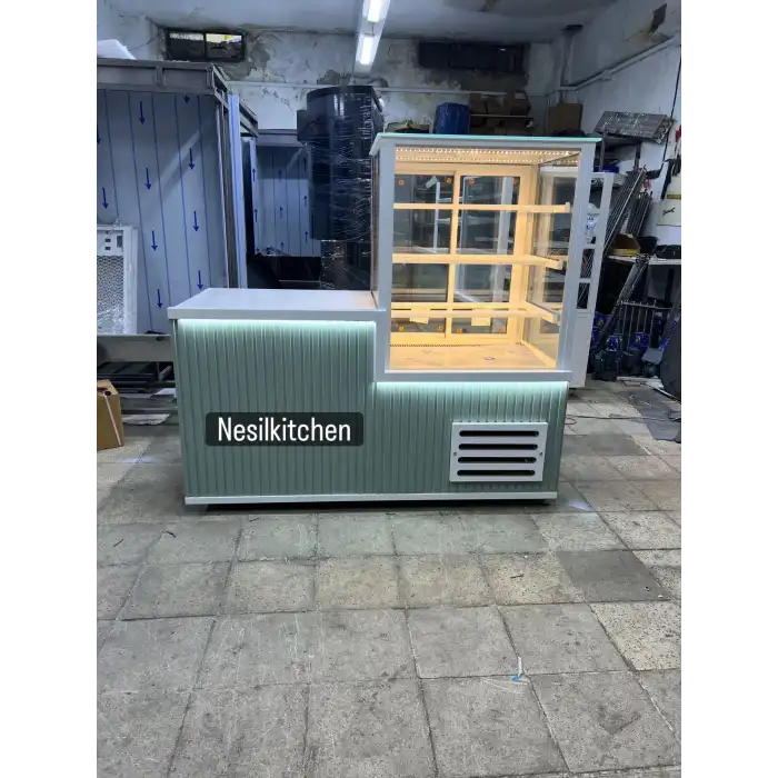 Pasta Vitrin Dolabı Bankolu NSL-12