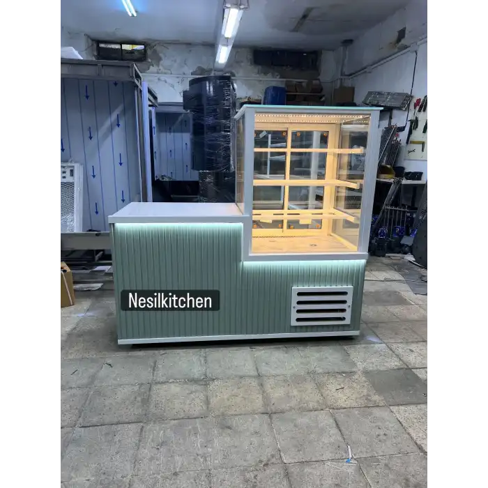 Pasta Vitrin Dolabı Bankolu NSL-12