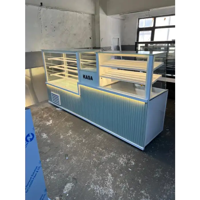 Börek Tezgahı ve Pasta Tatlı Dolabı Kasa Bankolu NSL-14