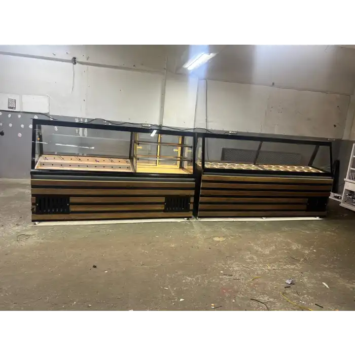 Pasta Waffle ve Salatabar Teşhir Reyonu Set Model NSL-47