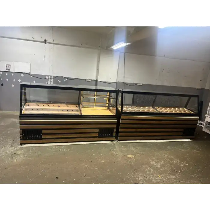 Pasta Waffle ve Salatabar Teşhir Reyonu Set Model NSL-47
