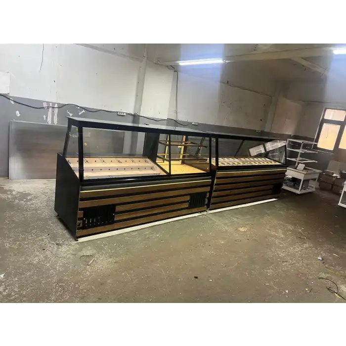 Pasta Waffle ve Salatabar Teşhir Reyonu Set Model NSL-47