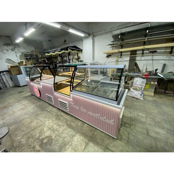 Pasta Waffle ve Dondurma Reyonu Set Model NSL-51