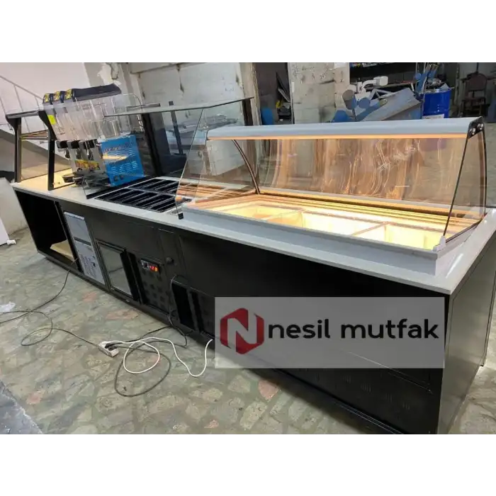 DONDURMA MEYVE PASTA DOLABI LIMONATA BUZ MAKINELİ