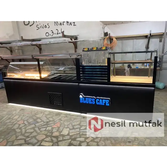 DONDURMA MEYVE PASTA DOLABI LIMONATA BUZ MAKINELİ