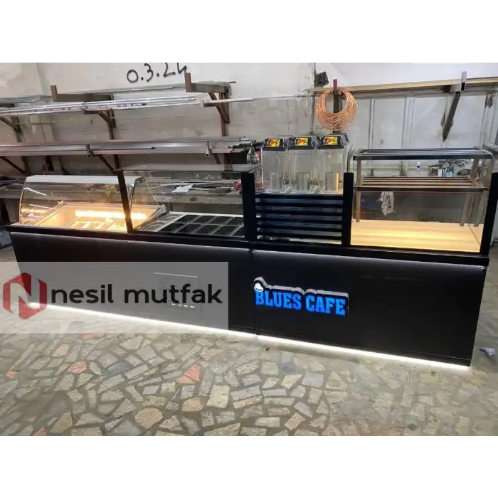 DONDURMA MEYVE PASTA DOLABI LIMONATA BUZ MAKINELİ