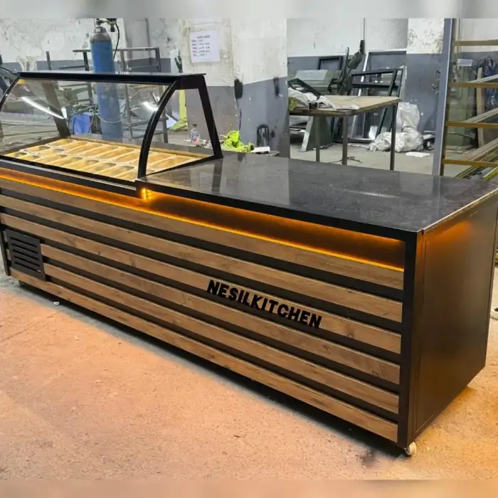 NESİLMUTFAK KUMPIR SALATBAR DOLABI BANKO