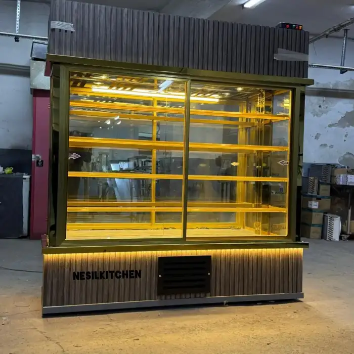 NESİLMUTFAK PASTA TATLI DOLABI DİK DOLAP