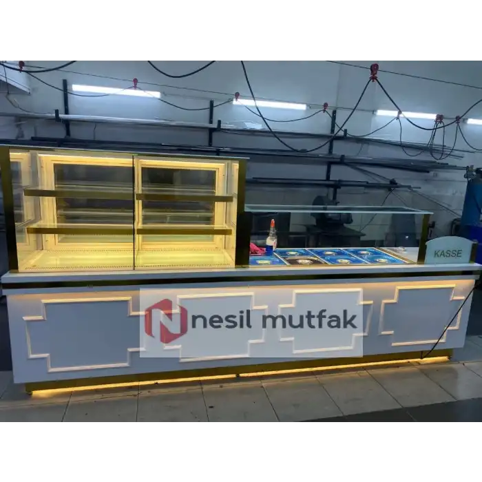 PASTA TATLI DOLABI YEMEKLIK TEZGAHI