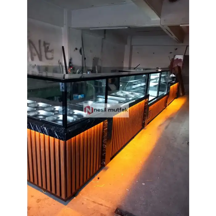 SALATBAR PASTA VE KEBAP DOLABI PİZZA TEZGAHI