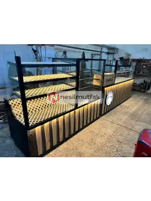 Börek Ekmeklik Tezgahı ve Pasta Tatlı Dolabı