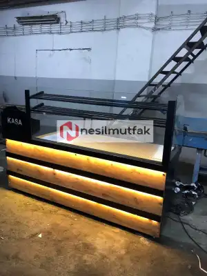 Böreklik ve Baklava Tezgahı Ahşap Model