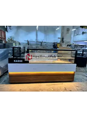 Böreklik ve Baklava Tezgahı Ön Ahşap Model