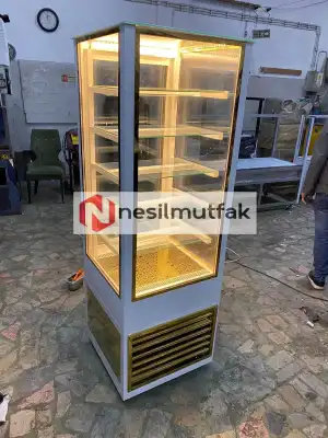 Dik Pasta Dolabı Gold Model