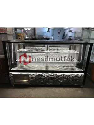 Kebap Dolabı Beyaz Taş Model