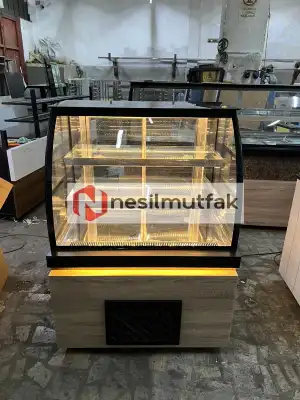 Pasta Dolabı Ön Ahşap Dekorlu