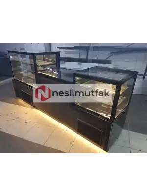 Pasta Tatlı Teşhir Dolabı Black Model
