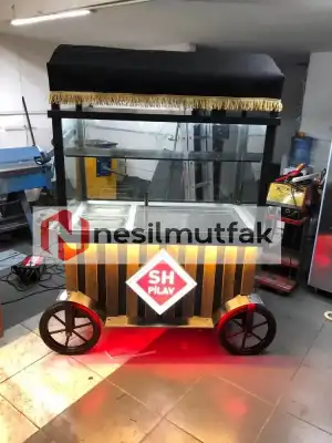 Seyyar Model Pilav ve Yemeklik Tezgahı