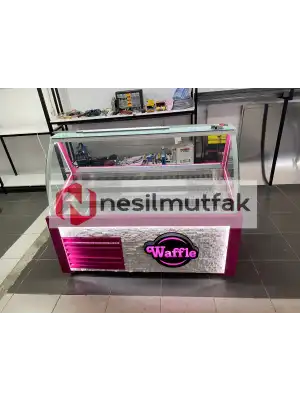 Waffle Dolabı Ön Taş Dekorlu