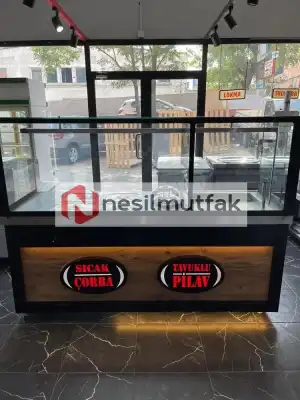 Yemeklik ve Pilav Tezgahı Ahşap Model