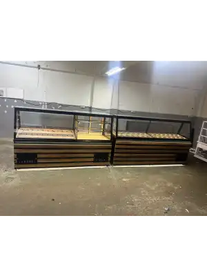 Pasta Waffle ve Salatabar Teşhir Reyonu Set Model NSL-47