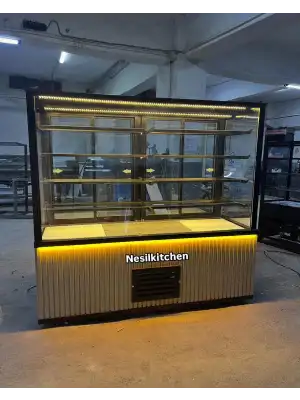 Dik Cephe Pasta Teşhir Dolabı