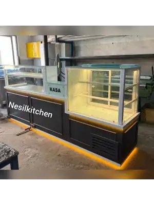 PASTA TATLI DOLABI VE MAYALI TEZGAH